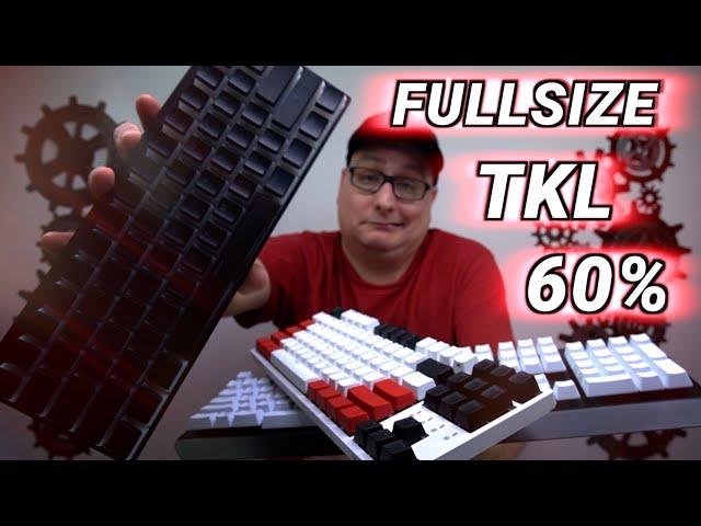 60% vs TKL vs Full-Size, WHAT SIZE GAMING KEYBOARD IS FOR YOU?