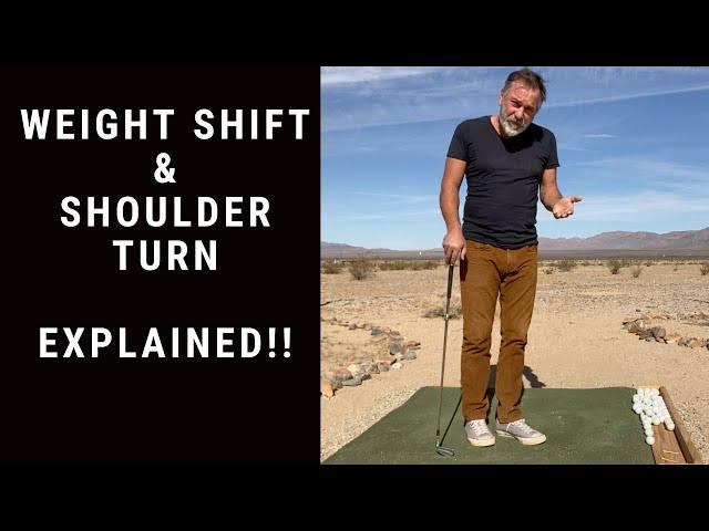 Weight Shift and Shoulder Turn In The Golf Swing [Explained!!!]