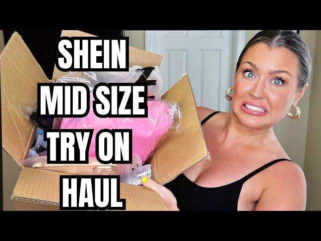 SHEIN MID SIZE TRY ON HAUL | BARBIE WHO LOL  | OUT OF MY COZY ZONE | HOTMESS MOMMA VLOGS