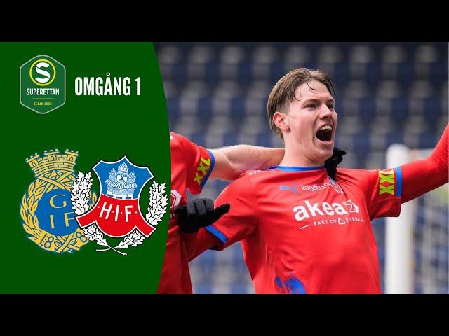 Gefle IF - Helsingborgs IF | Höjdpunkter | Superettan 2024 Omgång 1