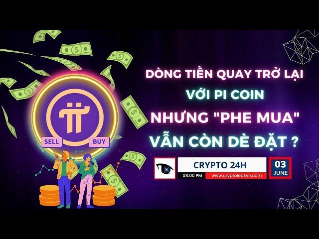 [Crypto 24h] - Dòng Tiền Quay Trở Lại Với Pi Coin - Nhưng "Phe Mua" Vẫn Còn Dè Đặt?