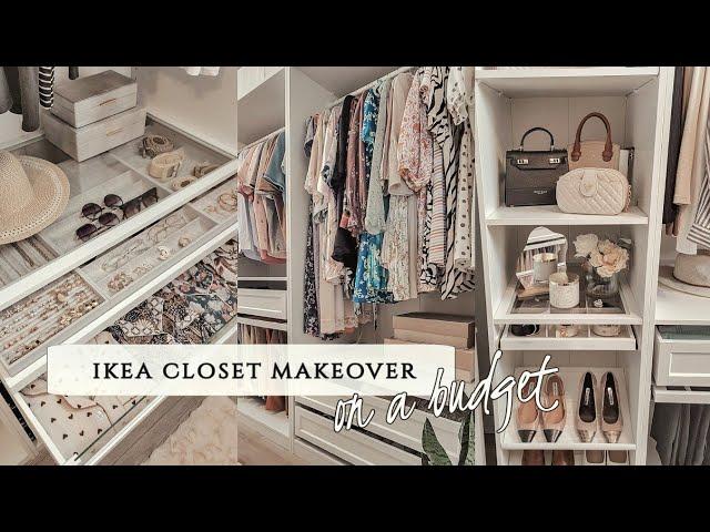 IKEA Closet Makeover on a Budget | A Collection of Tips for a Clutter-Free Closet | Organize With Me