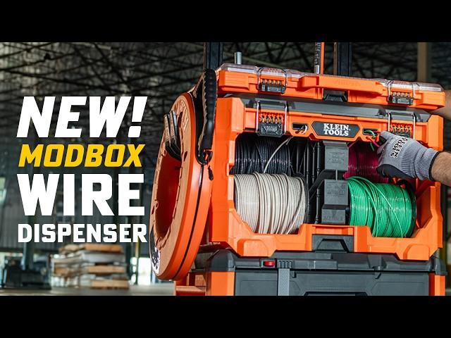 Effortless Wire Management: Klein's MODbox Wire Spool Dispenser | 54825MB