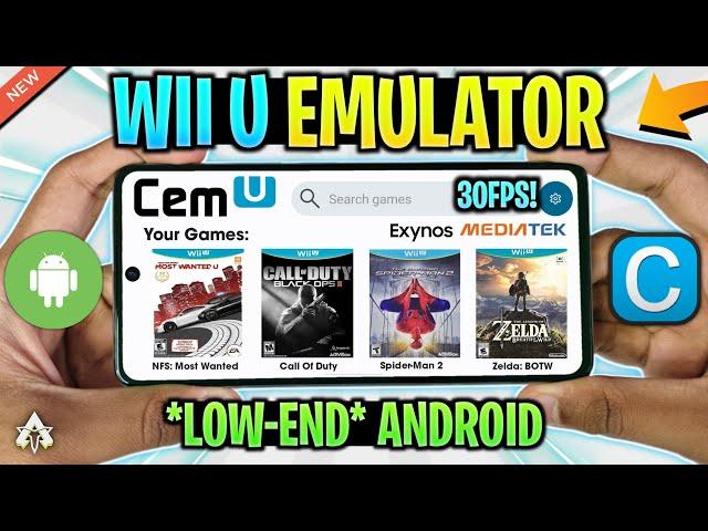  CEMU ANDROID MALI - SETUP/BEST SETTINGS & GAMEPLAY TEST | WII U EMULATOR FOR LOW END DEVICE!