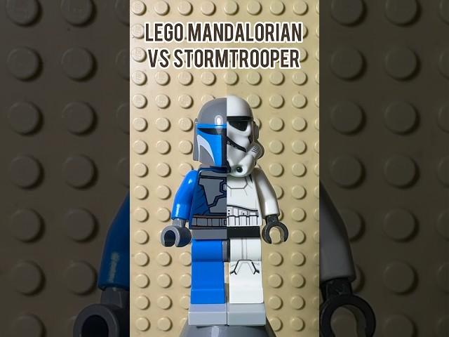 Lego Star Wars Mandalorian Death Watch VS Stormtrooper #lego #legostarwars