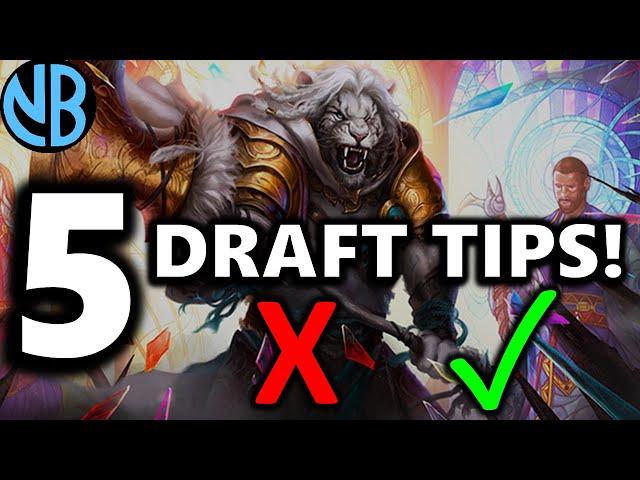 MTG DRAFT TIPS FOR BEGINNERS!!!