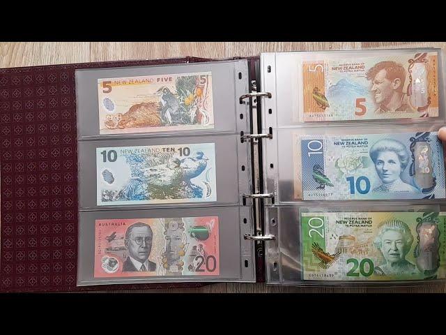 Моя коллекция полимерных банкнот - 200! Polymer banknotes collection 200!