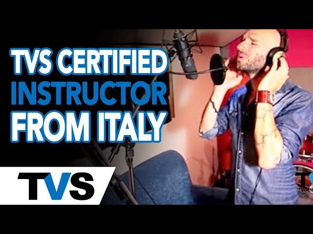 TVS Certified Instructor from Italy | Sergio Calafiura | The Vocalist Studio