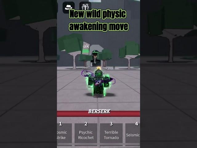 New awakening move for wild physic #roblox #saitamabattlegrounds #CosmicCreatorX