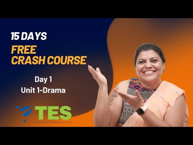 Crash Course Day 1: Unit 1- Drama|NTA NET|Kalyani Vallath|TES|Free Course| Crash Course|NET 2022