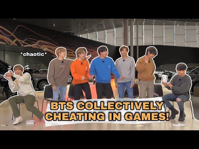 bts collectively cheating in games is the most chaotic thing ever