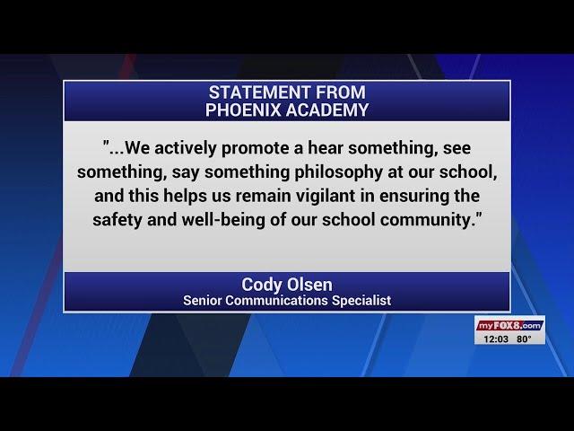 Phoenix Academy releases statement after High Point police say student showed gun to others