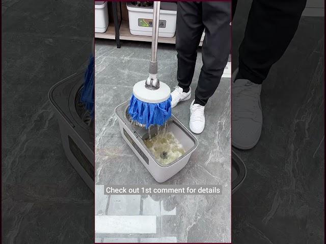 O-Cedar RinseClean Spin Mop & Bucket System | Clean with Clean Water | Removes 99% of Bacteria