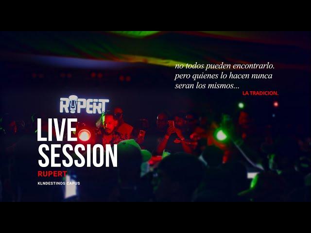 DJ RUPERT LIVE SESSION Klndestinos Campus | Afro House & Tech House Set 2024 [Video Exclusivo]