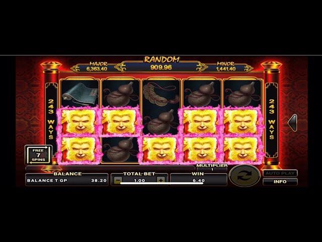 Slot Joker กับ เกม The monkey king (ตาล่ะ 1 ยังแตกได้)