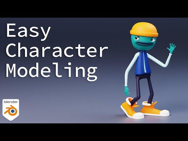 Easy Character Modeling, Simple and Stylized || Blender 2.92