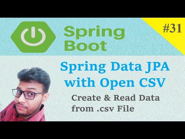 Spring Boot using OpenCSV (Read Operations) [Hindi] #31