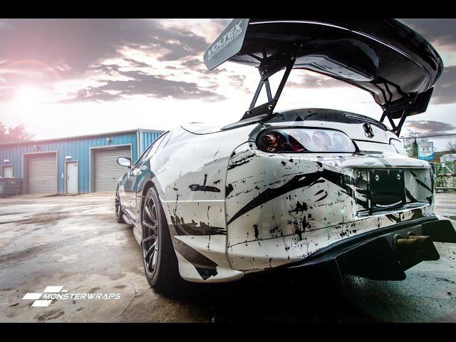 Monsterwraps | Toyota Supra digitally printed wrap | Car wrapping southampton