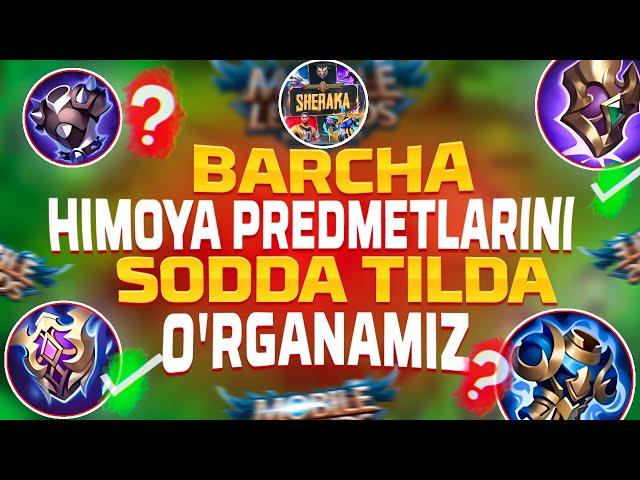  BARCHA XIMOYA PREDMETLARI SODDA TILDA ORGANAMIZ - O'YINIZ 100% O'ZGARTIRADI! ️SHERAKA MLBB