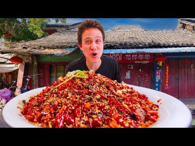 Death by Chili!!️ SPICIEST CHINESE FOOD in Hanzhong, China! 