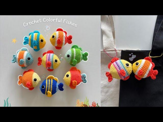 Easiest and Cutest Crochet Fish Tutorial  | One Pattern with Endless Possibilities!