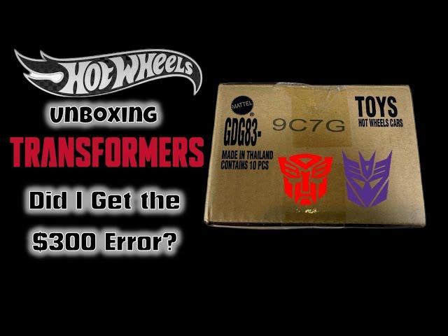 Hot Wheels Unboxing - Transformers Silver Series ERROR!!! #fyp #unboxing #hotwheels