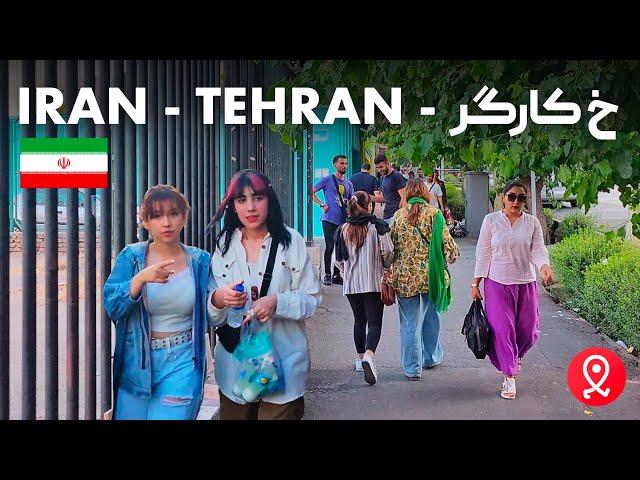  Tehran, Iran Walking Tour - Kargar Street -   خیابان کارگر تهران