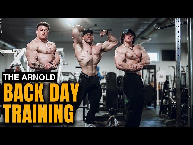 Back Day with the Hosstile Team | Sam Sulek, Jacob Robichaux & Nick Justice | 2024 Arnold