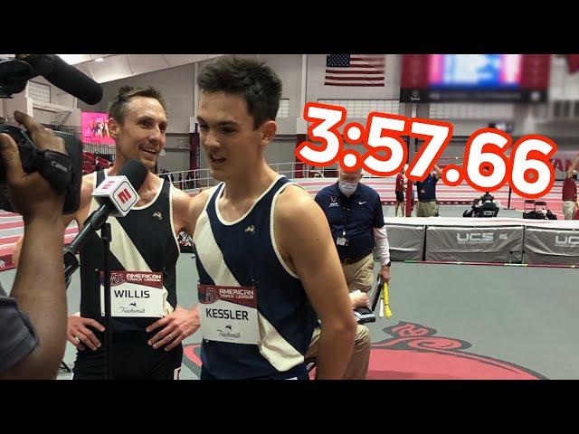 REACTION: Hobbs Kessler Breaks High School Mile National Record In 3:57.66