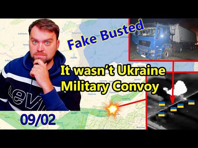 Update from Ukraine | Good News! Ruzzian Fake Uncovered. Ukrainian Military Convoy wasn't hit