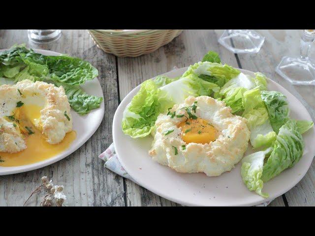 Oeufs nuage au parmesan, pour un brunch hyper original et gourmand