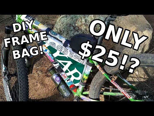 Make a $25 MTB FRAME BAG! Plus design & construction tips