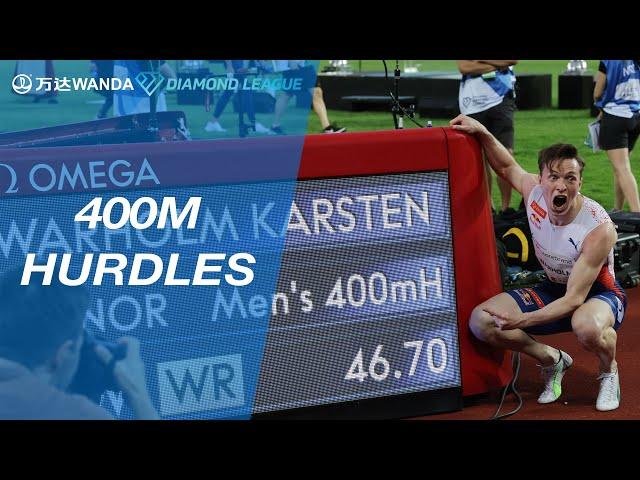 Karsten Warholm breaks world record with 46.70 in Oslo 400m hurdles - Wanda Diamond League 2021