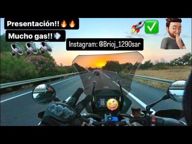 Presentacion Oficial!! KTM 1290 SAR. CURVAS// SOUND ON!! #adventure #ktm #motovlog #review #gopro