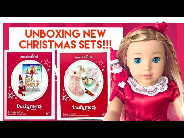 Unboxing Opening Review: New 2024 AG American Girl Christmas Eve Treats & Elf On The Shelf Sets