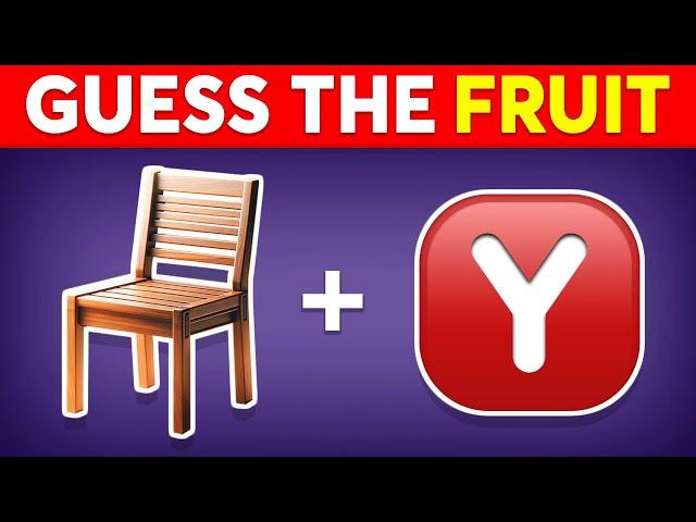 Guess The Fruit And Vegetable By Emoji?  Monkey Quiz