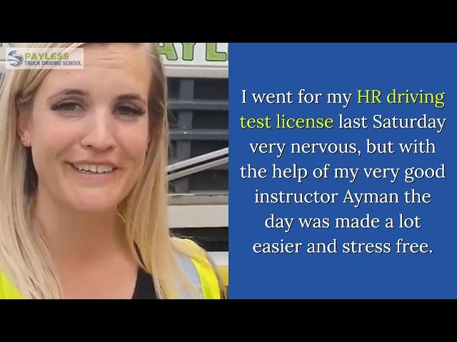 HR Truck Licence Review NSW, Payless Truck Driving School