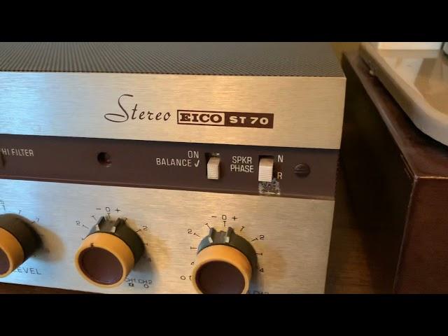 Eico ST70 Tube Stereo Amplifier for sale on eBay