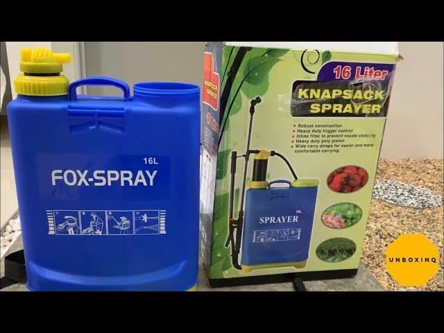 Knapsack sprayer step by step installation เครื่องพ่นนำ้หมักจุลินทรีย์ผลไม้