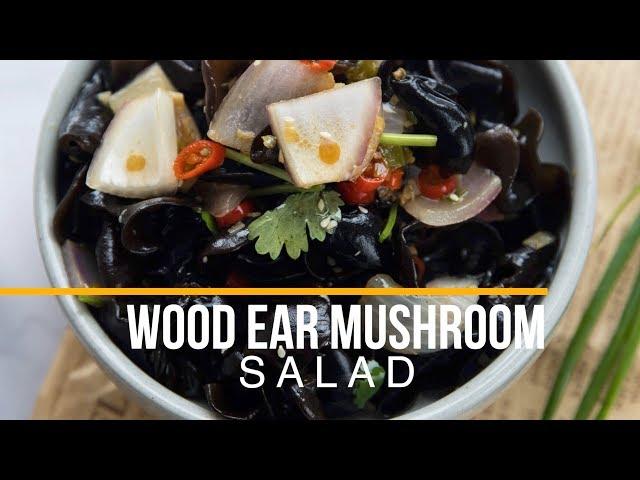 Wood ear mushroom salad