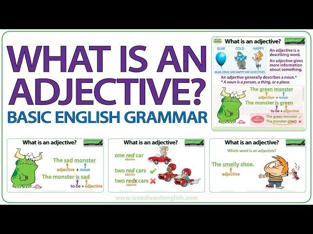 What is an adjective? - Basic English Grammar