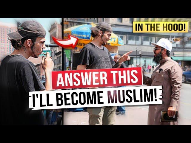 Dawah in the HOODMan with Jewish background stunned by QURAN's Preservation!