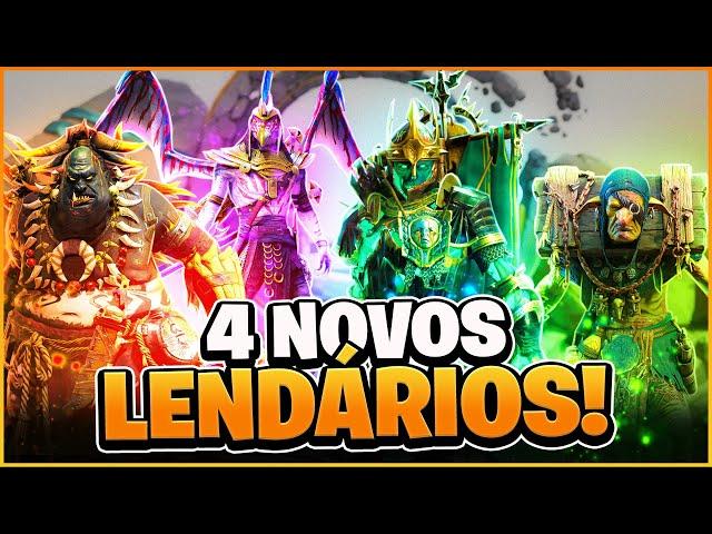 A NOVA ATUALIZAÇÃO TRARÁ 4 NOVOS CAMPEÕES LENDARIOS | Raid Shadow Legends