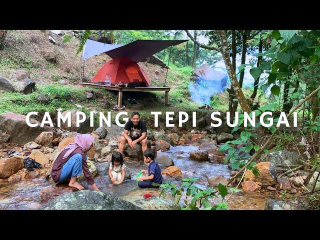 Camping Keluarga di tepi Sungai Paseban Garden Hills Riverside Puncak Bogor #camping #familycamping