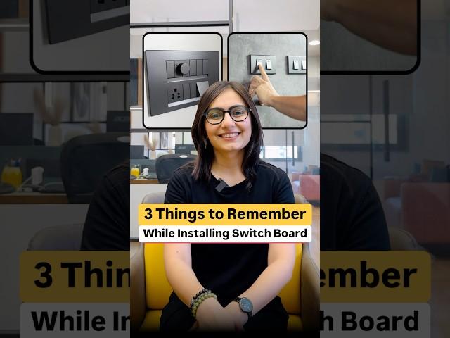  Don’t forget this while installing switch board #home #interiordesign