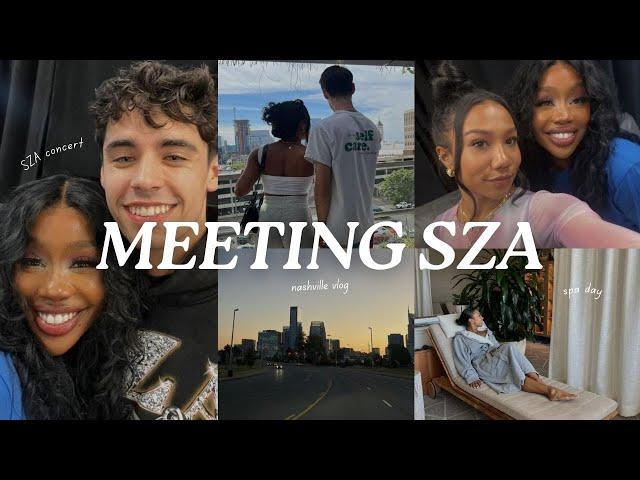 I MET SZA IN NASHVILLE  | FIRST TIME IN NASHVILLE VLOG, SOS TOUR, SPA DAY & MORE!