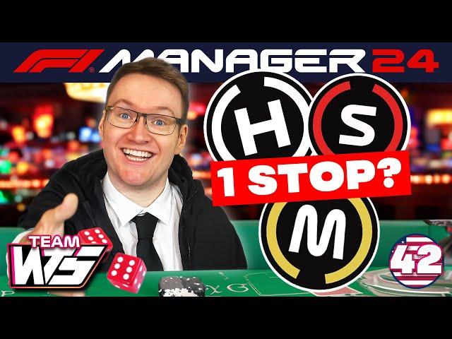 VEGAS IS WHERE WE HAVE TO GAMBLE... | F1 Manager 2024 CREATE-A-TEAM EP 42