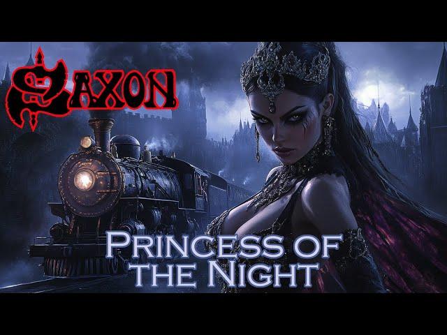 Princess of the Night by Saxon - with lyrics + images generated by an AI