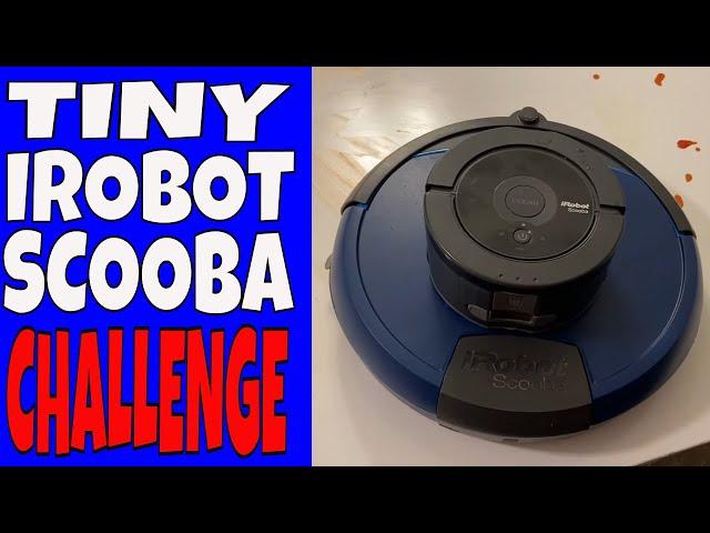 iRobot SCOOBA Mopping Robot Series 200 TINY - Mop Challenge