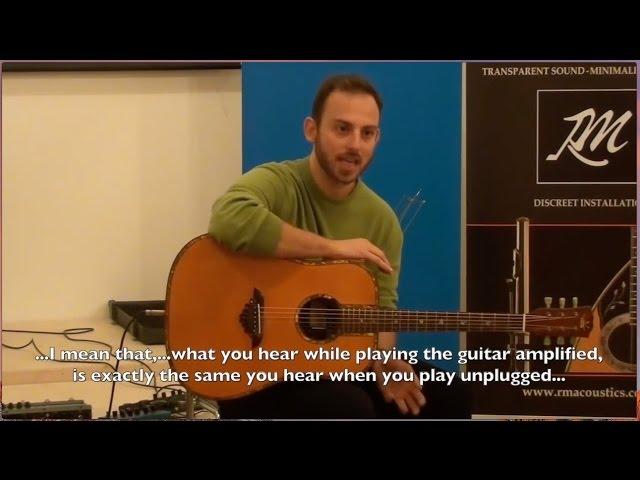 RMacoustics Guitar Pickup | Jim Politis live demonstration